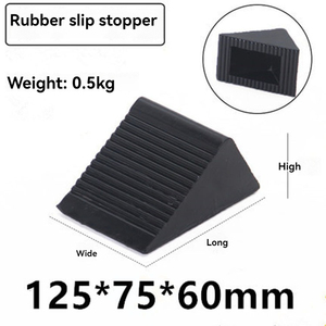 Chất lượng cao bền Polyurethane tốc độ vết sưng xe bánh xe chock <span class=keywords><strong>Dolly</strong></span> giảm khối bánh xe nêm mới tốc độ cao va chạm - Product Image 3