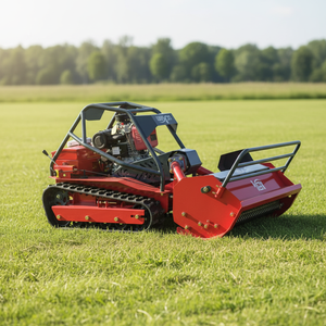 Nouvelle <span class=keywords><strong>Tondeuse</strong></span> à Gazon Industrielle Robotisée Télécommandée <span class=keywords><strong>2023</strong></span>, Moteur Essence 4 Temps 7.5HP, Chariot Électrique Autonome 550, Largeur de Coupe 20-180mm - Product Image 4