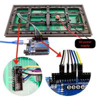 Módulo de Pantalla LED Blanco para Exteriores P10 DIP, Certificado CE Rohs, 10 mm, 320 x 160, Personalizable, Precio Bajo, Material de Placa Programable