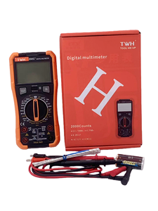 Voltímetro y Amperímetro LCD de Alta Precisión con Auto-Rango, Profesional para Electricistas de HVAC, 1 Año de Garantía, IP56 - Product Image 3