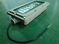 Lampu Darurat LED 3W Tahan Air IP54 Ni-Cd Anti Ledakan 90-280VAC Isi Ulang dengan Inverter Garansi 2 Tahun Tanda Keluar Putih