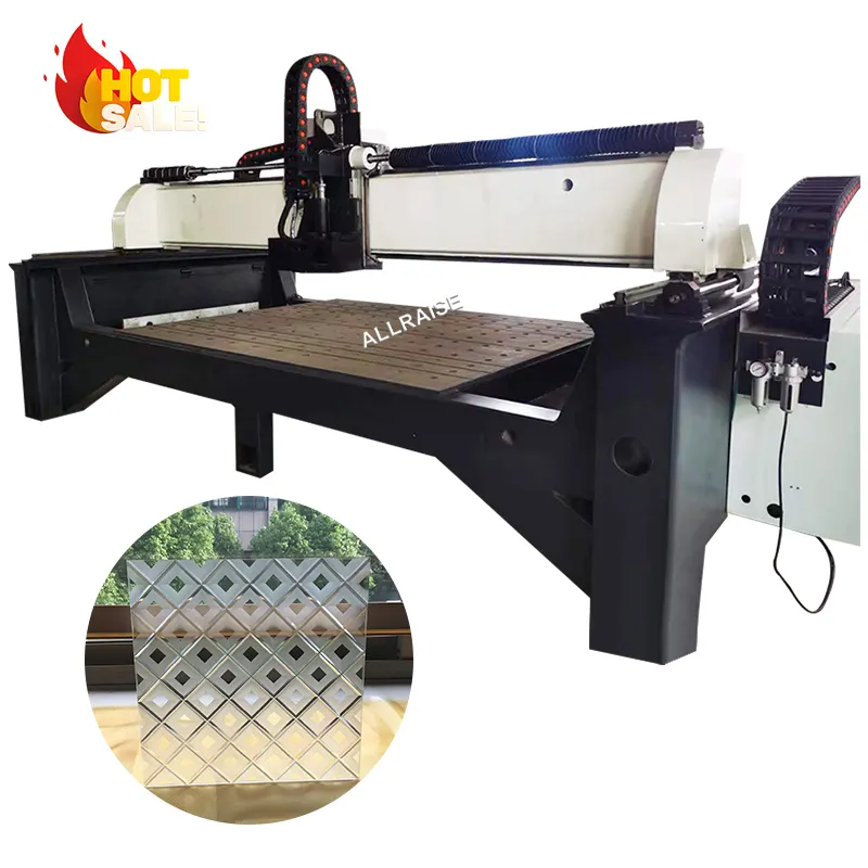 Advanced Factory Tempered Glass Edge Polish Machine Cnc Glass Carving Engraver Cutting Machine Engraving For Glass Panels