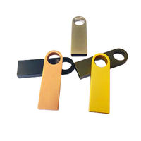 Clé USB 2.0 en métal personnalisée en gros, 1 Go-128 Go, avec logo OEM, garantie 1 an, retour et remplacement