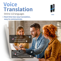 NEWYES Stylo de traduction instantanée multilingue (espagnol, russe, arabe, japonais) avec IA, appareil de traduction vocale intelligent hors ligne