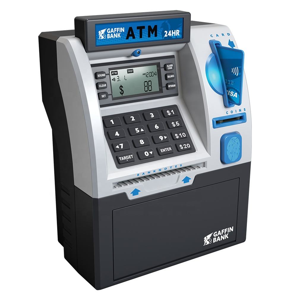 中国塑料制品批发ATM硬币钱箱WF-3016电动指纹识别存钱罐儿童玩具礼品| Alibaba.com