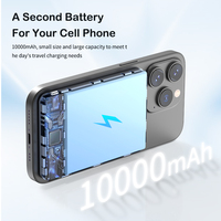 3 1 Banco de energía portátil 10000mAh Múltiples funciones Cargador inalámbrico magnético para iPhone Iwatch Airpod Android Phone 20W 10W
