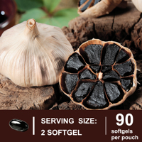 Complément Alimentaire en Gélules Souples d'Extrait d'Ail Noir Fermenté OEM CoQ10 Ubiquinol