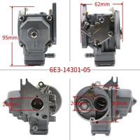 Karburator Assy Motor Tempel 2 Tak Pengganti 6E3 14301 6E3 14301 05 6E0 14301 05 Cocok untuk Yam Aha 4HP 5HP Suku Cadang