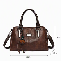Tas Tangan Wanita Kapasitas Besar Grosir Pabrik, Tas Selempang Kulit PU Lembut, Tas Selempang Fashion