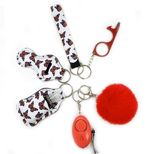 Kits <span class=keywords><strong>de</strong></span> sécurité pour femmes en plein air, tendance TikTok et Instagram, accessoires <span class=keywords><strong>de</strong></span> défense personnelle, porte-clés, kits <span class=keywords><strong>de</strong></span> défense personnelle - Ensemble <span class=keywords><strong>de</strong></span> 8 pièces - Product Image 5