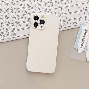 Funda de color sólido Macaron para iPhone 17 Pro Max, compatible con Apple 13, 16, Jelly 14 Plus, funda suave brillante 12 - Product Image 6