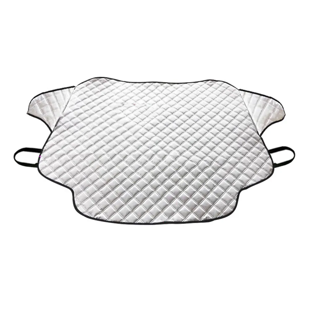 Parabrisas de aluminio de 4 capas para coche, cubierta de nieve, eliminación de hielo, parasol, gran oferta