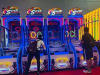 Machine de jeu d'arcade de football américain pour enfants, fonctionnant avec un accepteur de pièces, avec matériau acrylique pour les centres de jeux