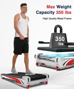 KREEDA-Cinta de correr para caminar con inclinación <span class=keywords><strong>fija</strong></span>, 120Kg de capacidad, pantalla LED, altavoz Bluetooth, cinta de correr para debajo del escritorio - Product Image 5
