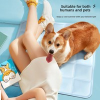 Tapis rafraîchissant moderne à carreaux pour animaux de compagnie, auto-refroidissant, coussin de sommeil rafraîchissant pour chiens et chats, idéal pour l'été, vente en gros, prêt à être expédié