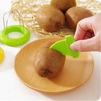 Creatieve Japanse fruit- en groentesnijder, handmatig, van plastic en roestvrij staal, veilig, milieuvriendelijk, makkelijk schoon te maken, praktisch.