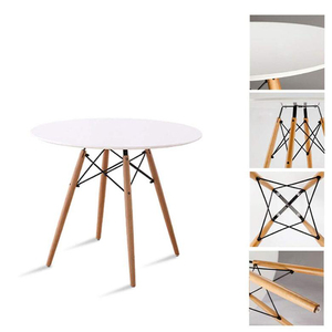 Léger et pratique grand panneau blanc rond plusieurs Options de taille <span class=keywords><strong>Table</strong></span> <span class=keywords><strong>basse</strong></span> - Product Image 1