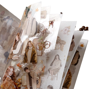 10 pz/pacco di raccolta di <span class=keywords><strong>libri</strong></span> adesivi serie di teneri romantici letterari materiali per la decorazione del manuale - Product Image 1