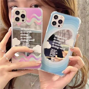 <span class=keywords><strong>Coque</strong></span> de téléphone portable transparente miroir, étui de luxe, en verre trempé + Tpu, pour Apple <span class=keywords><strong>Iphone</strong></span> <span class=keywords><strong>11</strong></span> <span class=keywords><strong>Pro</strong></span> 12 <span class=keywords><strong>Pro</strong></span> <span class=keywords><strong>Ma</strong></span> - Product Image 1