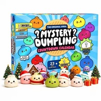 Nouveau Calendrier de l'Avent et Boîte Mystère de Noël de Haute Qualité du Guangdong, Jouets Squishy à Presser pour Enfants, Cadeau de Noël