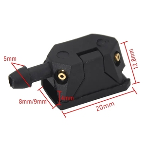 <span class=keywords><strong>Boquilla</strong></span> de pulverización <span class=keywords><strong>Universal</strong></span> para <span class=keywords><strong>limpiaparabrisas</strong></span> de coche, actualización ajustable de 4 vías instalada en brazo de 8mm y 9mm, accesorios para coche - Product Image 6