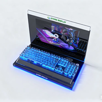 Vitrine en acrylique personnalisée, présentoir en acrylique, écran lumineux LED personnalisé pour claviers de jeu, magasins d'e-sport, centres commerciaux numériques, jeux
