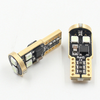 CAR-REFINE Car T10 Led W5W 168 194 Bombillas LED para automóviles Super Bright T10 6SMD 3030 Chip Auto Wedge Parking Lámpara LED Side T10 Bombilla