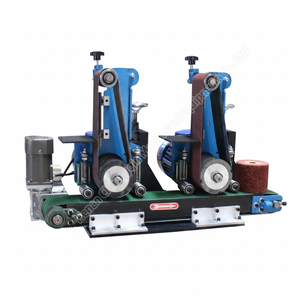 Machine semi-automatique de débavurage et de polissage de surfaces métalliques pour petites pièces, moteur 220V/380V - Product Image 1