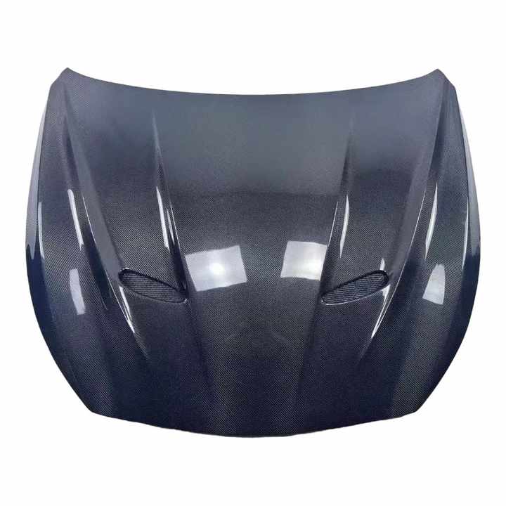 Real Carbon Fiber Hood Vent For Infiniti Q60 2016-2021 - Front Engine Bonnet Vent