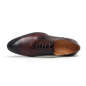 Zapatos Formales de Hombre de Lujo, Alta Calidad, Hechos a Mano con Tres Costuras, Estilo Casual de Negocios, de Cuero Genuino, con Cordones, Antideslizantes - Product Image 6