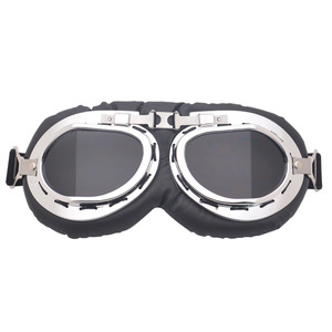 Gafas de Motocicleta con Marco Metálico de Aro Completo, Lentes de Policarbonato con Protección UV, Antideslizantes, Protección Ocular para Conducción al Aire Libre - Product Image 2