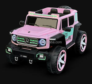 Auto Elettrica di Lusso per Bambini di Grandi Dimensioni, Camion <span class=keywords><strong>Giocattolo</strong></span> Elettronico Avanzato Grigio Rosa Bianco Rosso per Esterni, Buggy per Bambini e Bambine - Product Image 2