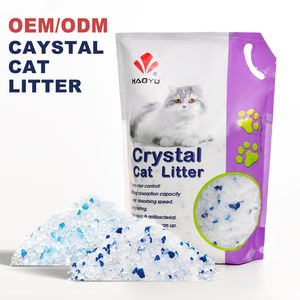 1-4mm 1-8mm 1,6kg Fabrik-Großhandel Silica-Gel-Sand Füllmaterial <span class=keywords><strong>Premium</strong></span> Haustierprodukte Saubere Blaue Kristall-Katzenstreu - Product Image 1