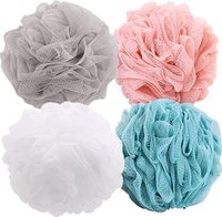 Bain douche luffa éponge exfoliante corps éponges de bain pouf