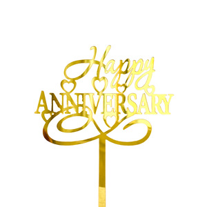 ท็อปเปอร์เค้กอะคริลิค ลายข้อความขอแต่งงาน สีโรสโกลด์ ตกแต่งงานปาร์ตี้ - Product Image 4