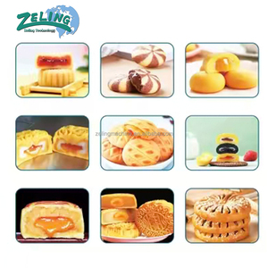 Machine automatique de formage et d'enrobage des aliments, ligne de moulage de pâtisseries, équipement de fabrication de biscuits fourrés avec contrôle numérique - Product Image 2