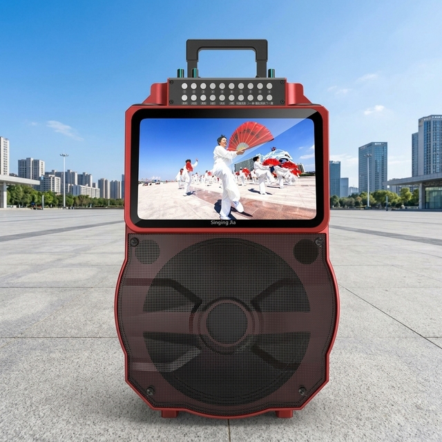 G08 Karaoke Machine with Wireless Microphone and with Screen Bocinas Bluetooh Con Pantalla Parlante Bluetooh Con Pantalla