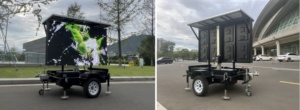 Solar Powered Mobile LED Advertising Trailer 1m Rotatable P4mm 2560×1280mm Screen Remote Outdoor Roadshow Billboard - Product Image 5