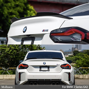 Aileron arrière style CS en fibre de carbone véritable pour BMW Série 2 G42 Coupé 2021-2024 - Product Image 6