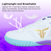 Baskets professionnelles Telson2.0 absorbant les chocs baskets antidérapantes résistantes à l'usure chaussures de badminton de tennis de table vente en gros