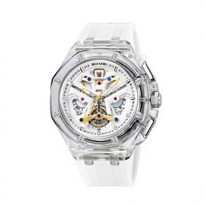 Reloj Deportivo de Lujo con Movimiento de Cuarzo, Correa de Silicona Impermeable de 29 mm de Ancho, Esfera con Indicadores y Caja de Aleación - Product Image 1