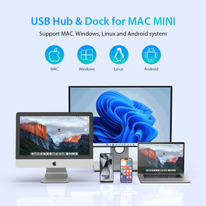 Hub USB 3.0 con Transferencia de Datos de 5 Gbps, Hub USB C Ultradelgado <span class=keywords><strong>para</strong></span> <span class=keywords><strong>MAC</strong></span> <span class=keywords><strong>Mini</strong></span> M4 y M4 Pro - Product Image 5
