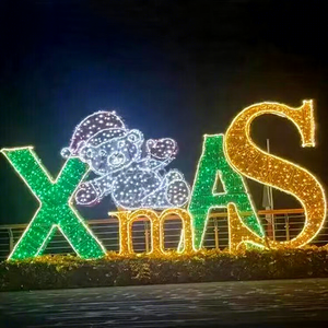 Personalized Illuminated Letter Decoration for Shopping Streets, Resorts and Christmas Landscape Projects - Product Image 1