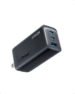 <span class=keywords><strong>Anker</strong></span> 737 GaNPrime <span class=keywords><strong>120W</strong></span> PPS Cargador de pared rápido de 3 puertos Diseño plegable compacto - Product Image 1