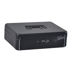 ROOF China Manufacturer Metal Shop Cash Storage Money Box With Combination Lock 12" T-300CBM