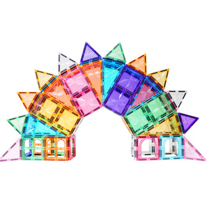 Magnescape 108 pezzi prezzo competitivo a forma di stella Design piastrelle magnetiche per bambini magnetiche mattonelle da costruzione giocattoli Set - Product Image 5