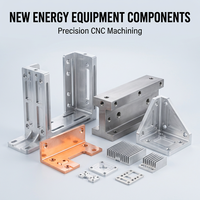 Usinage CNC personnalisé en acier inoxydable et aluminium pour la fabrication de composants de précision pour les équipements d'énergie nouvelle, fabricant OEM