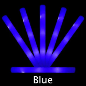 LED Glow Sticks Bulk Colorful Glow Foam Stick Cheer Tube Dark <b>Light</b> for Xmas Birthday Wedding Party Supplies - Product Image 5