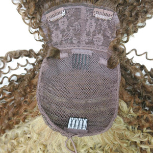 Novità: Coda di Cavallo Sintetica <span class=keywords><strong>Afro</strong></span> Ricci Crespi con Frangia, Effetto Puff e Ricci Profondi, Colori Personalizzabili, con Coulisse - Product Image 6