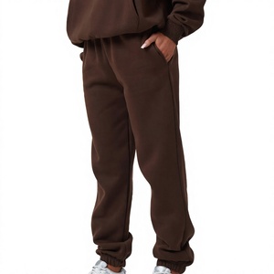 Ensemble de survêtement à capuche pour femme, manches longues, couleur unie, sweat-shirt décontracté avec pantalon à cordon de serrage et poches latérales, ensembles pour femmes - Product Image 4